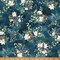 Fabric Hoffman Blueberry Berries and Pinecones Forest Fawn by the Quarter Yard X5582-87
